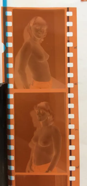 Aktfoto Negativstreifen 4 Negative 70/80er Jahre Nude