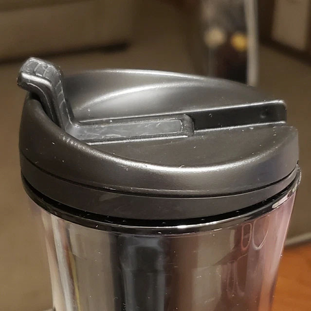 STARBUCKS 2007 16OZ Coffee Tumbler Screw In Snap Black Lid Only