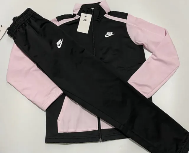 Nike Sportswear Older Kids Full Tracksuit Top Bottom Large Dh9661 011 Pink Foam*