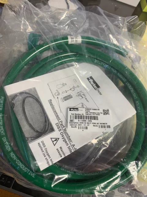 Parker Diss O2 Inlet Hose kit with Instructions A-4358-005