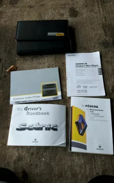 Renault Megane Scenic Owners Drivers Handbook Manual Guide Pack & Wallet