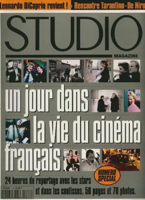 3107237 - Studio Magazine n°133 : Un jour dans la vie du cinéma français - Colle