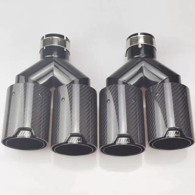 M performance Muffler Dual Carbon Fiber Suitable for bmw  Exhaust Tips End Pipe