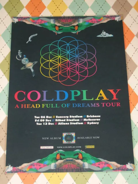 Coldplay 'A head full of dreams' 2016 Tour shirt - Depop