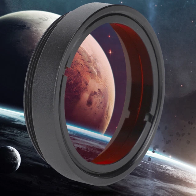 Kit de filtro telescópico colorido 6 piezas de 1,25 pulgadas filtro lunar telescopio con almacenamiento