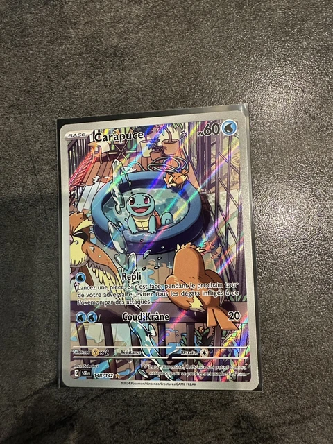 CARTE POKÉMON ULTRA rare Carapuce AR Couronne Stellaire neuf En ...