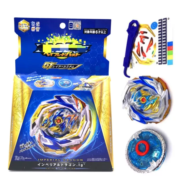 • TOUPIE COMMAND DRAGON (pointe éléctrique) + Lanceur Beyblade Burst GT Rise