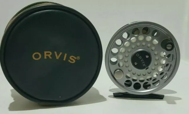 ORVIS BATTENKILL BBS IV Fishing Fly Reel Silver with Case EUR 117,12 -  PicClick FR