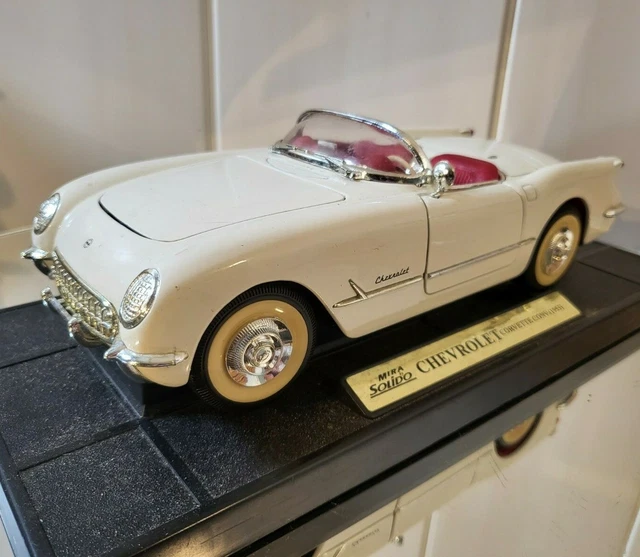 Solido 1/18 – Chevrolet Corvette 1953 Blanche – Occasion Avec Boîte