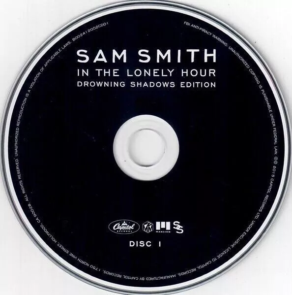 Sam Smith ~ In the Lonely Hour [Drowning Shadows] 2 CD (2015) NEW SEALED Album 2