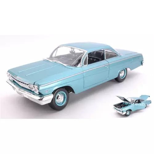 CHEVROLET BEL AIR 1962 BLUE 1 18 Maisto Auto Stradali Die Cast