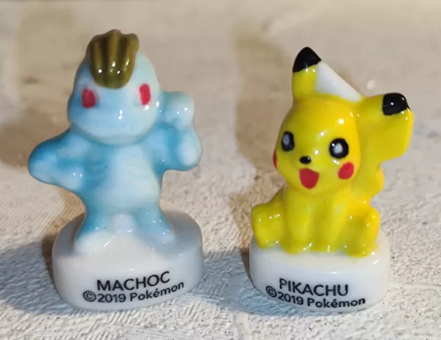 FEVE POKEMON 2019, Lot De 2 Fèves Pikachu Et Machoc EUR 8,00 - PicClick FR