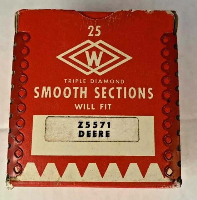 Z-5571 Deere Sickle Bar Mower Blade Smooth Sections New Old Stock Box 25