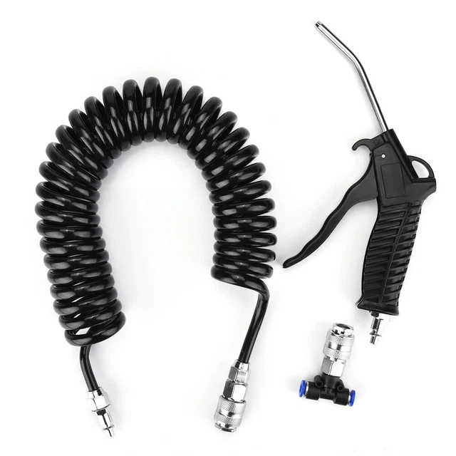 Air Duster Blow Connecteur + Tuyau PU Ensemble Air Duster Blow Set Compresseur