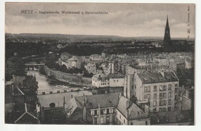 METZ - Moselle - CPA 57 - vue generale -