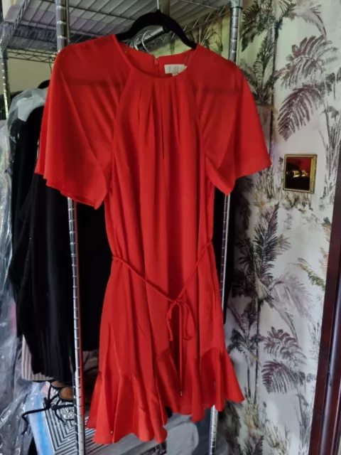 Ted Baker, orange dress, size 1