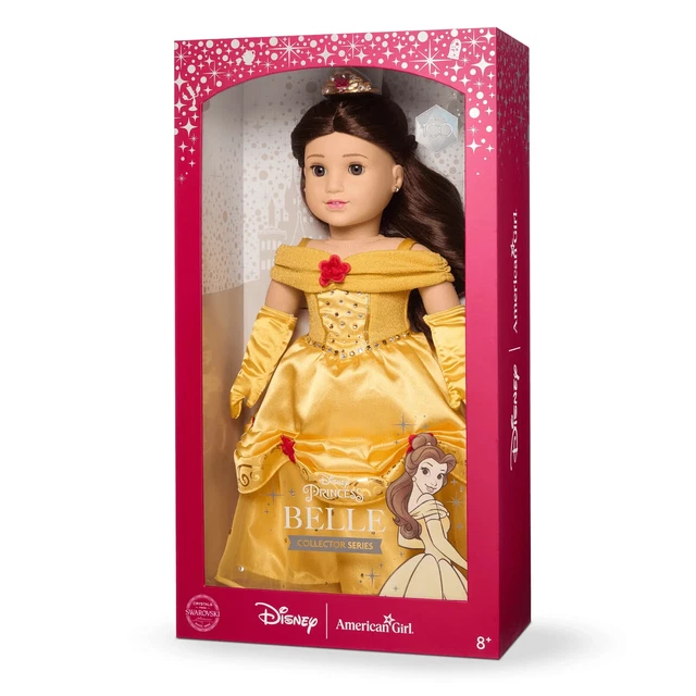 AMERICAN GIRL DISNEY Princess Belle Collector Doll 2023 Swarovski