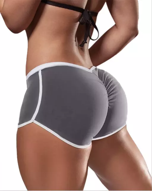 Women Sports Yoga Shorts Low-waisted Gym Workout Fitness Casual Hot Pants 