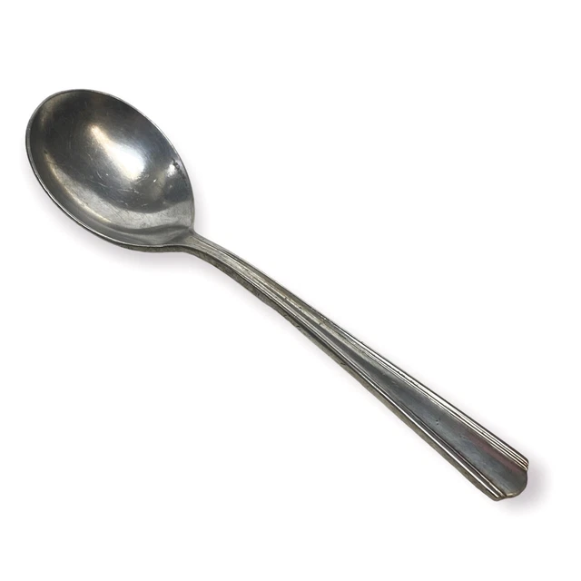 Union Pacific Railroad UPRR Dining Car Silverplate 6” Soup Spoon(s)
