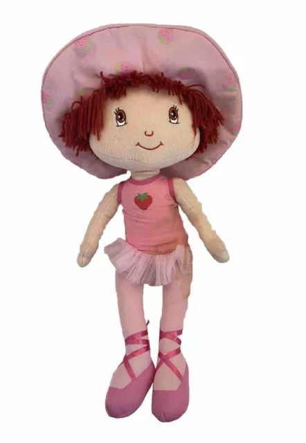 2003 Strawberry Shortcake Ballerina Doll Plush 18 Inch Fun 4 All Tall Kids Toy