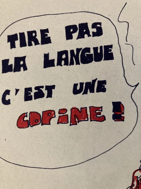 Dessin Original érotique 'Femme Curiosa' Signé - Encre Et Aquarelle, Très Bon état