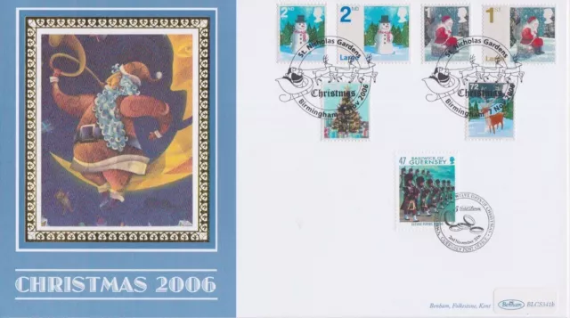 Gb Stamps Very Rare Benham Ltd Edn First Day Cover Christmas 2006 1