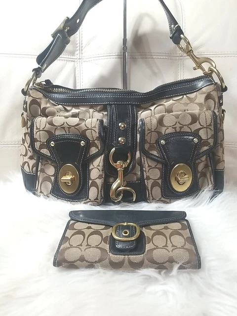 COACH BAG WALLET Mandy 65th Anniversary Legacy Satchel 10341