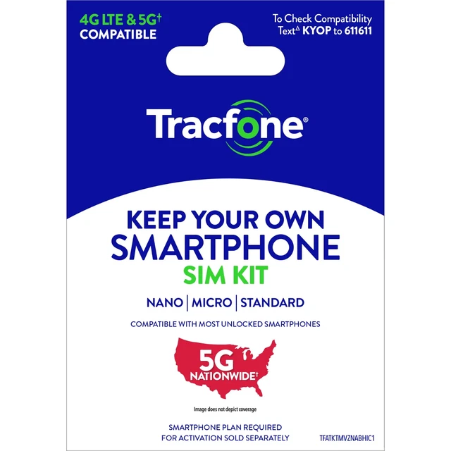 Keep Your Own Phone CDMA Prepaid SIM Kit (Locked to )....