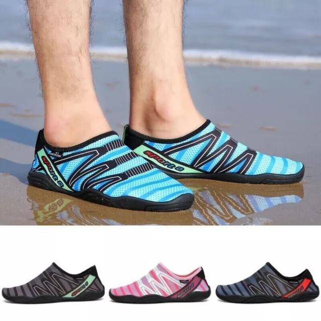 Mens Water Shoes Barefoot Skin Socks Quick-Dry Aqua Beach Swim Sports Vacation