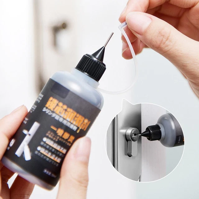 Lubrificante in polvere fine grafite per blocco auto cilindro lucchetto casuale-ne