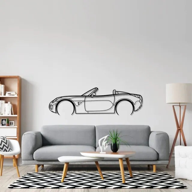Wall Art Home Decor 3D Acrylic Metal Car Auto Poster USA Silhouette Solstice