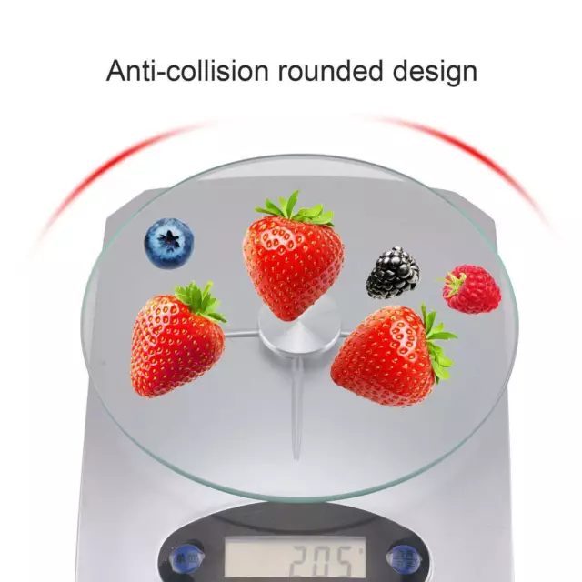 Multipurpose 11lb/5kg 1g Electronic Digital Kitchen Scale Balance Food Diet Tool 2