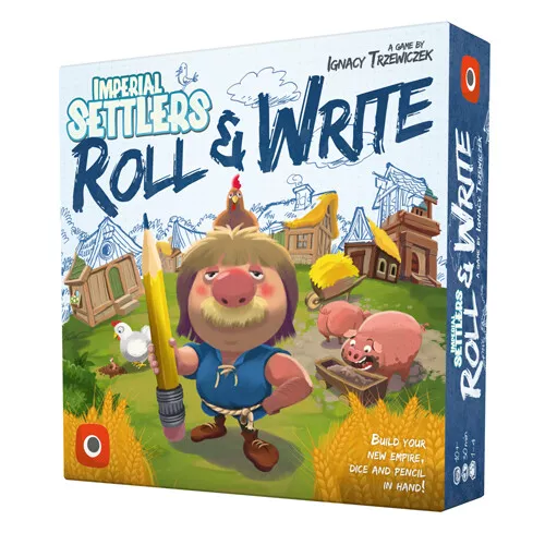 Medida Imperial Settlers Rollo & Escribir BOARD GAME Nuevo & Sellado