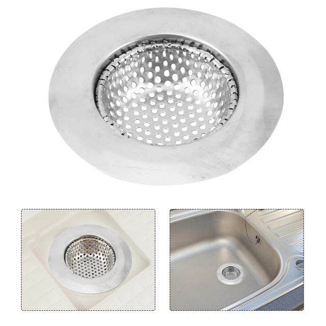 2 un. tapón para el cabello de acero inoxidable cubiertas de drenaje de ducha anti-estreñimiento desagüe del suelo