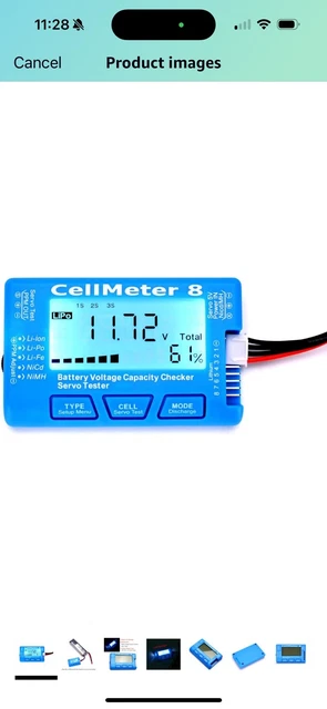 Youmile RC Cellmeter 7 Contrôleur de capacité de batterie numérique