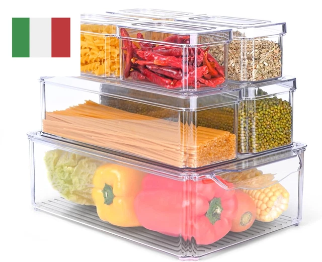 Set Di Organizzatori Divisori per Cassetti in Plastica