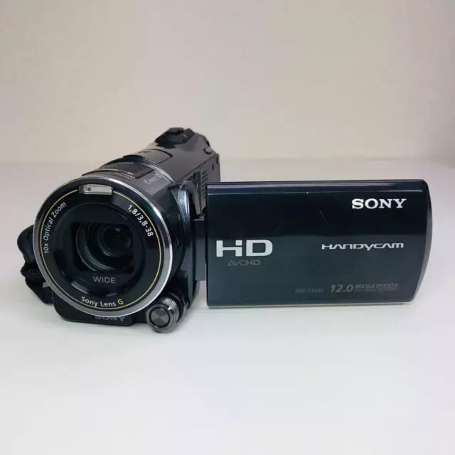 Sony HDR-CX550V Digital HD Camera Recorder 64GB Memory Full HD Black Used black