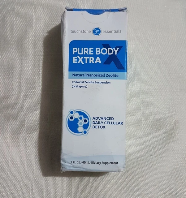 PURE BODY EXTRA Natural Nanosized Zeolite Detox Spray 60ml Daily Mouth
