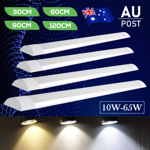 LED Slim Ceiling Batten Tube Light 30CM 60CM 90CM 150CM Linear Fluro Fluorescent
