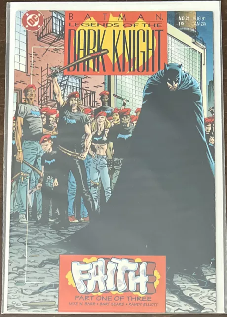 Batman: Legends of the Dark Knight #21 NM- 9.2 FAITH PART ONE DC COMICS 1991