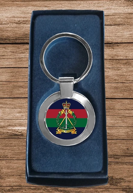Gemelli Militari Royal Pioneer Corps – Color Oro, Nuovi Con Confezione