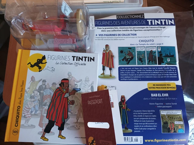 Figurine Tintin Officielle – Chiquito Numéro 105 – Collection Hergé