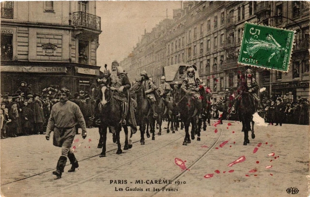 CPA PARIS MI-CAREME 1910 Les Gaulois et les Francs (305394) EUR 7,99