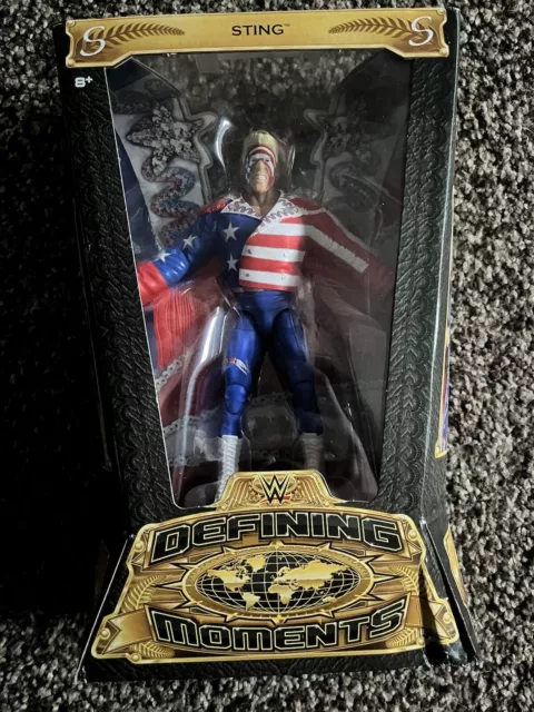 WWE AEW Sting USA Version Figure Mettle Defining Moments