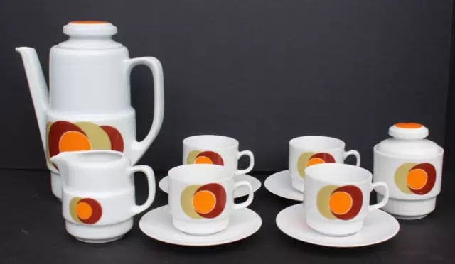Vintage Retro MCM Jahre Bareuther Waldsassen Bavaria Germany Tea China Set