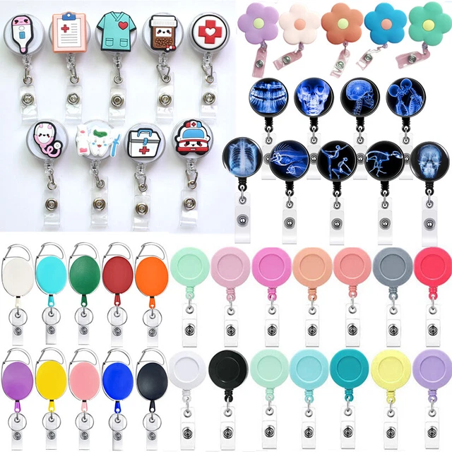 Porte-badge Licorne Infirmière Avec Enrouleur 24 Cm - Idée Cadeau De Noël Original Pour Infirmière