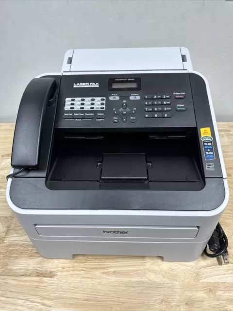 Brother IntelliFAX 2840 Laser Fax Machine and Copy Fax *Works Great*