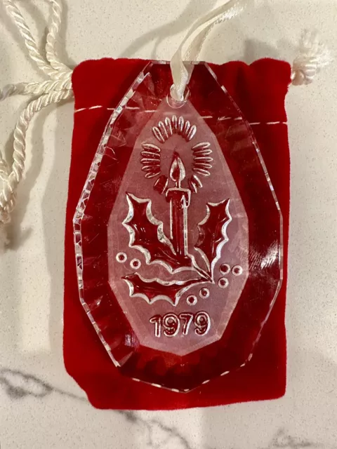 Waterford crystal Christmas tree ornament 1979 Waterford crystal Christmas tree ornament 1979