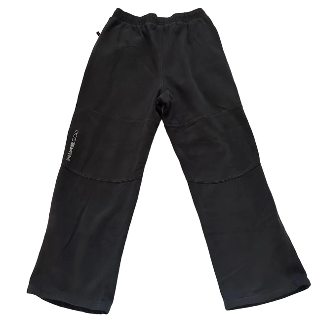 Nike Pants Mens XL Black Y2K Streetwear Essential Relaxed Elastic Waist Warm Up