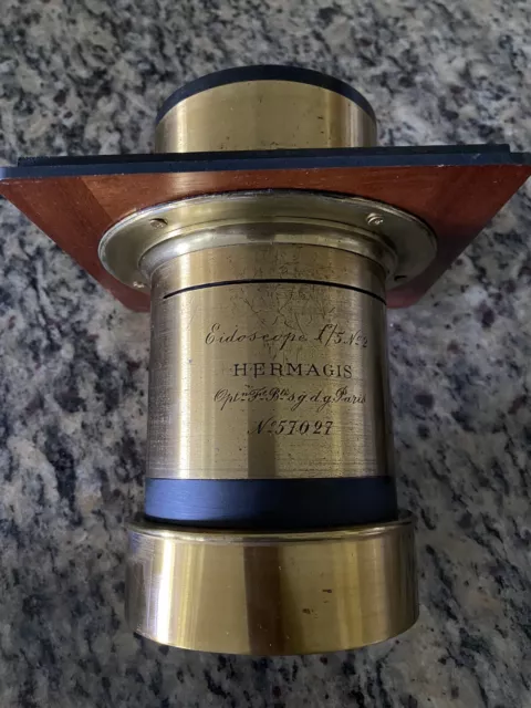 Extremely Rare! Hermagis "Eidoscope f/5 No. 2" Soft Focus Lens Extremely Rare! Hermagis "Eidoscope f/5 No. 2" Soft Focus Lens